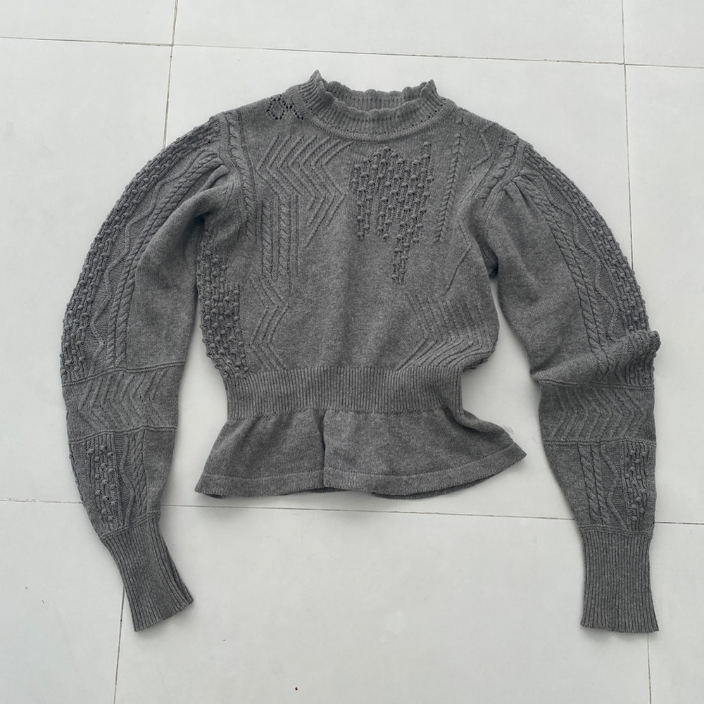Isabel Marant gray knit sweater